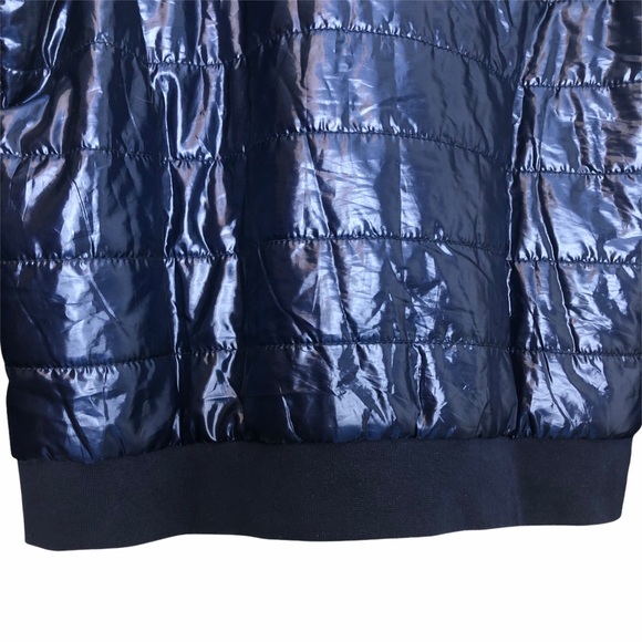 TOMMY BAHAMA Knit Raglan Sleeve Puffer Jacket Navy Blue - Picture 5 of 14